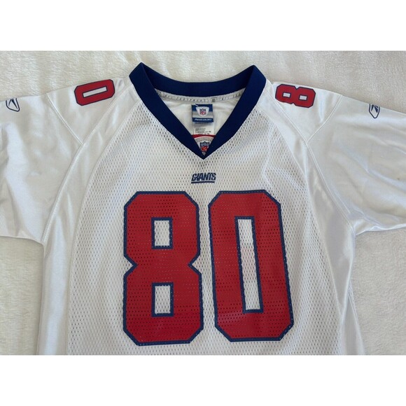 Boys New York Giants Jeremy Shockey 80 NFL Jersey Youth Large Reebok Onfield - Picture 5 of 10